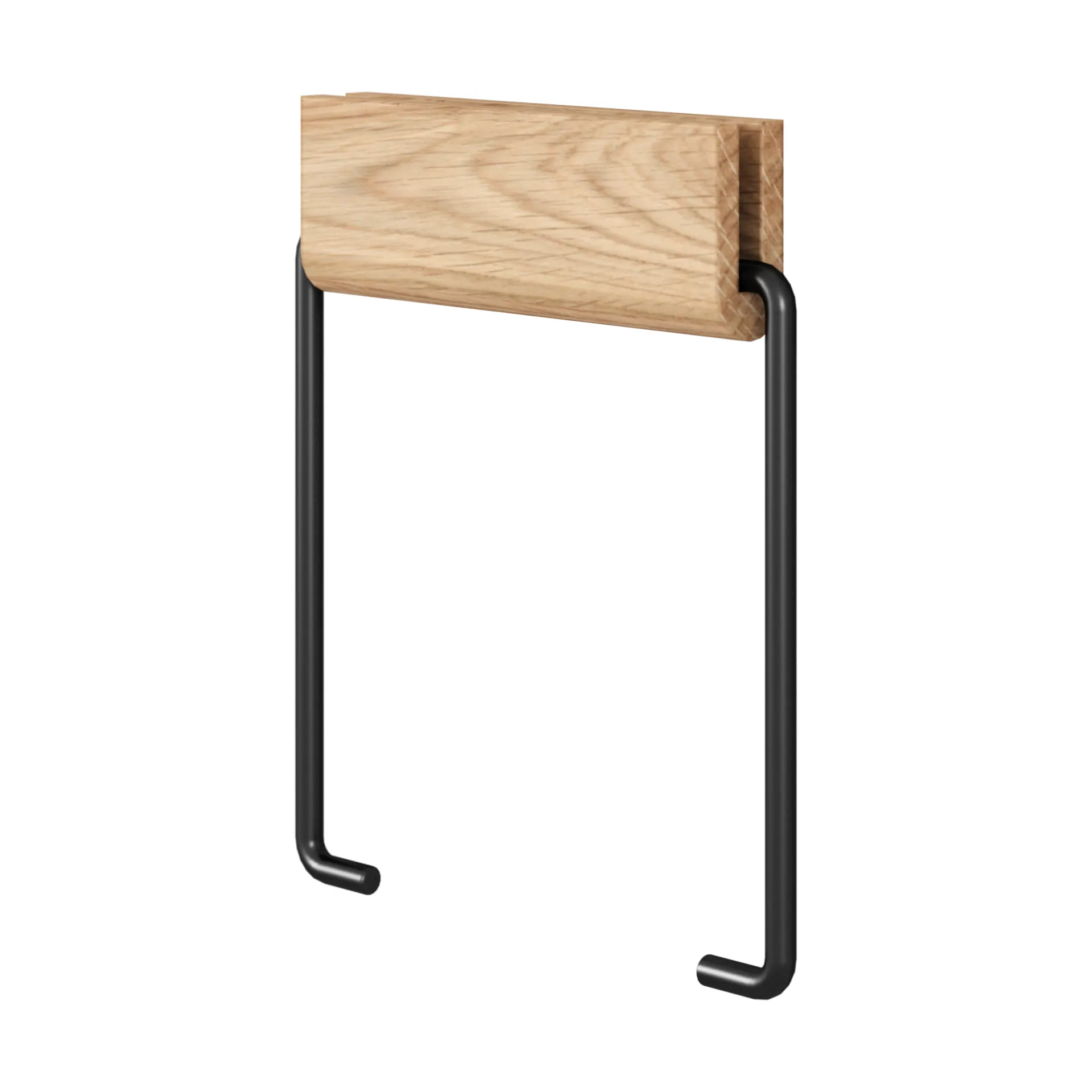 Moebe toiletrulleholder, Eg/Sort MOEBE