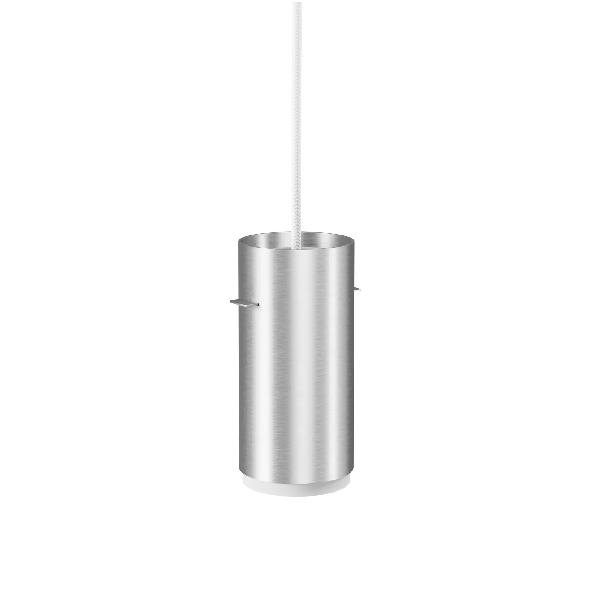 Moebe Tube pendel small Ø8 cm, Børstet aluminium MOEBE