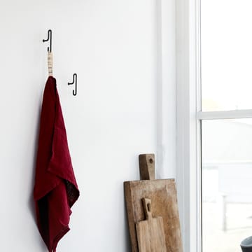 Moebe vægkrog small pakke med to styk - Sort - MOEBE