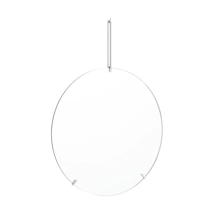Moebe vægspejl Ø50 cm - Stainless steel - MOEBE