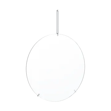 Moebe vægspejl Ø70 cm - Stainless steel - MOEBE