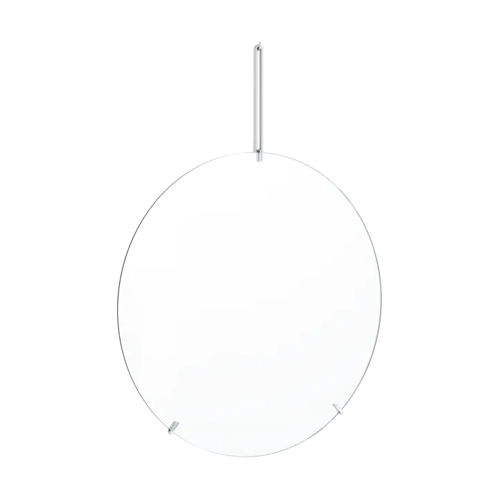 Moebe vægspejl Ø70 cm - Stainless steel - MOEBE