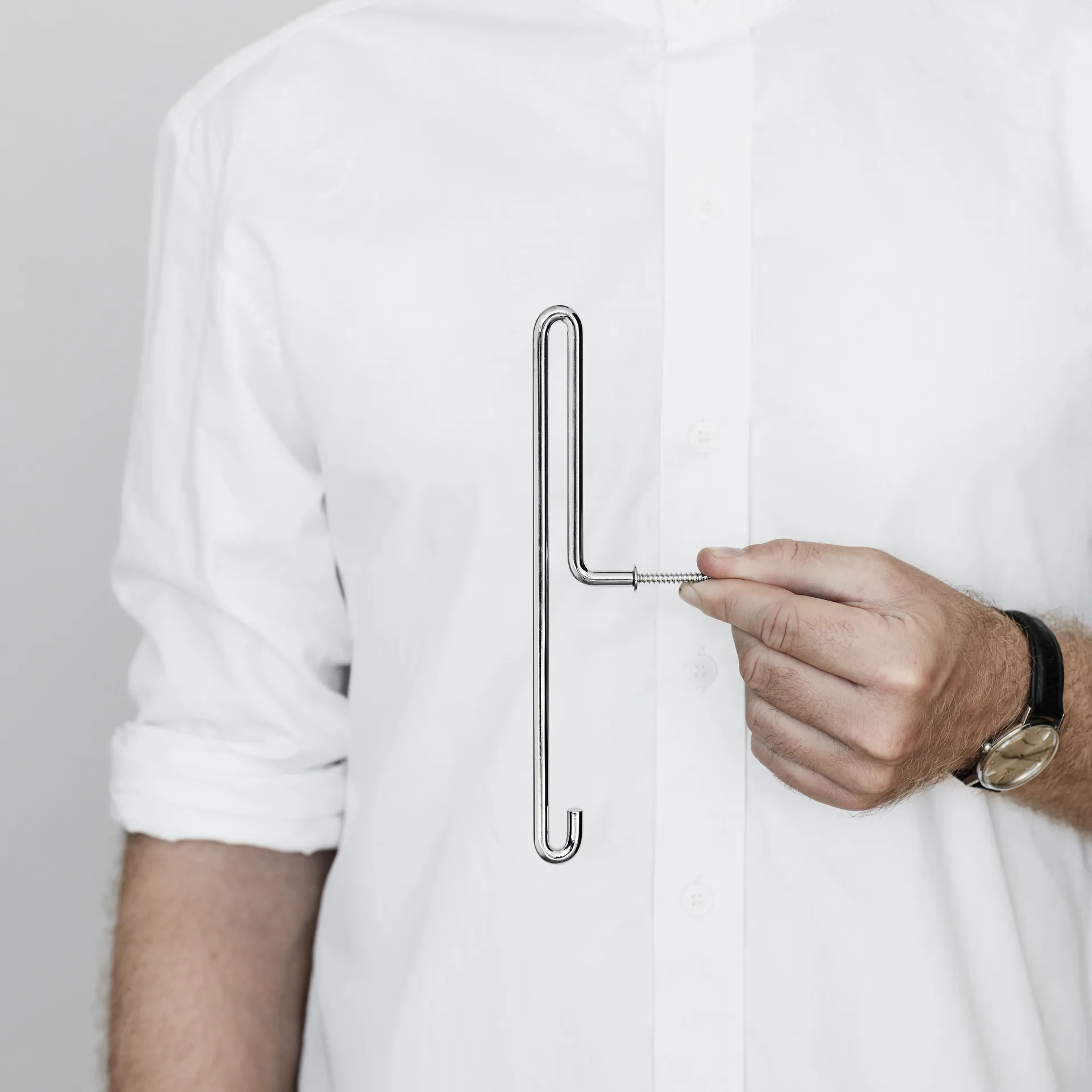 Moebe Wall hook large, Rustfrit stål MOEBE