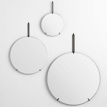 Moebe Wall mirror Ø 30 cm - Sort - MOEBE