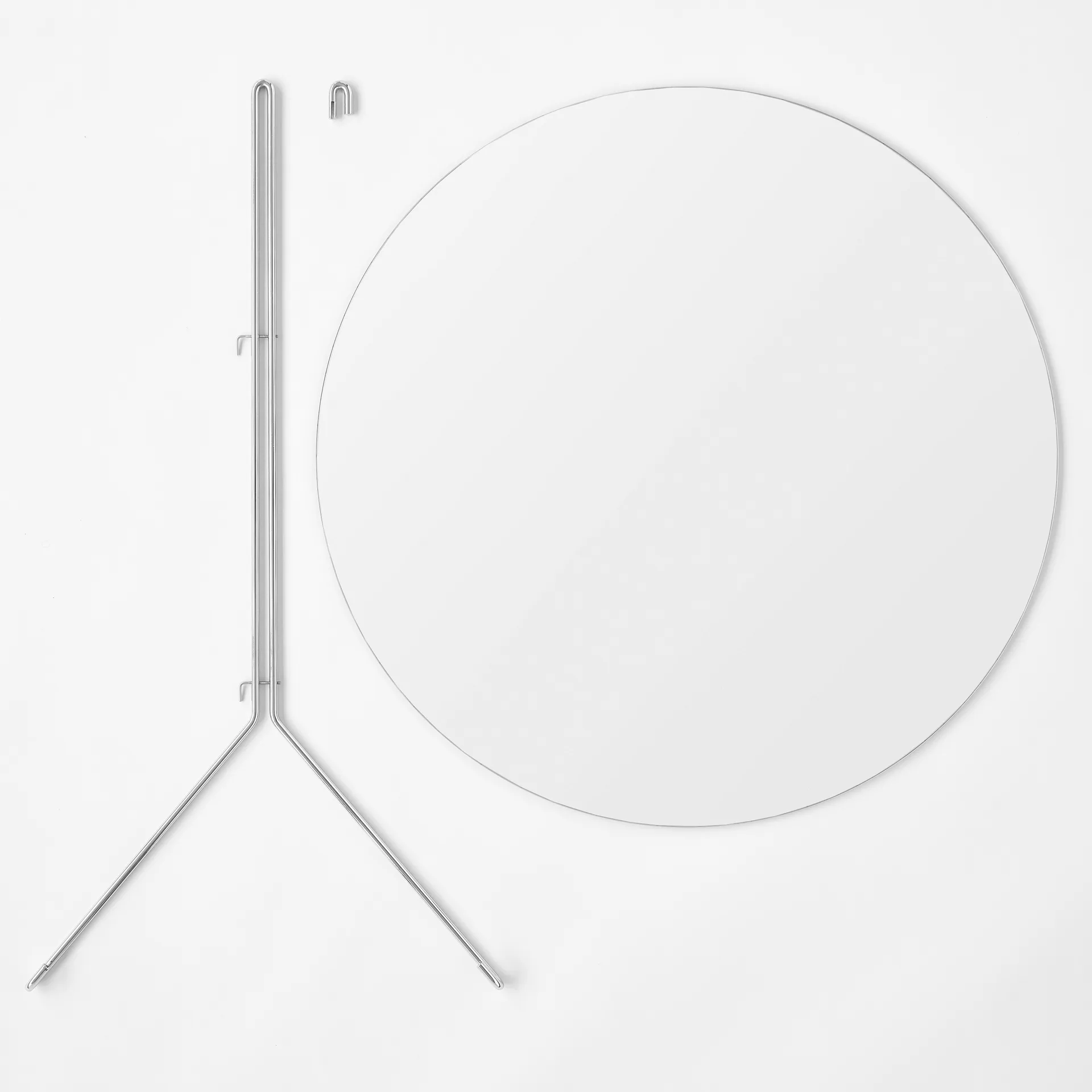 Moebe wall mirror Ø70 cm, Krom MOEBE