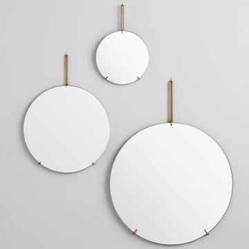 Moebe wall mirror Ø70 cm - Messing - MOEBE