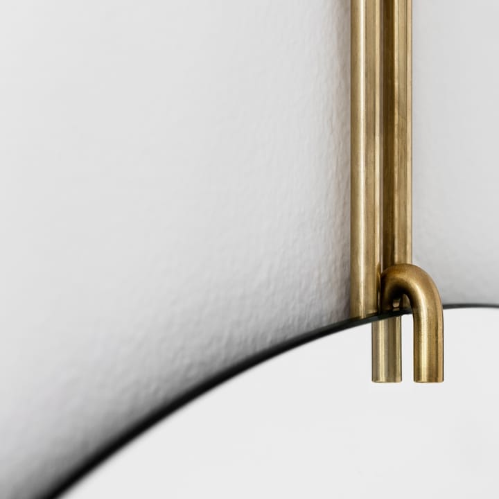 Moebe wall mirror Ø70 cm, Messing MOEBE