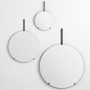 Moebe wall mirror Ø70 cm - Sort - MOEBE