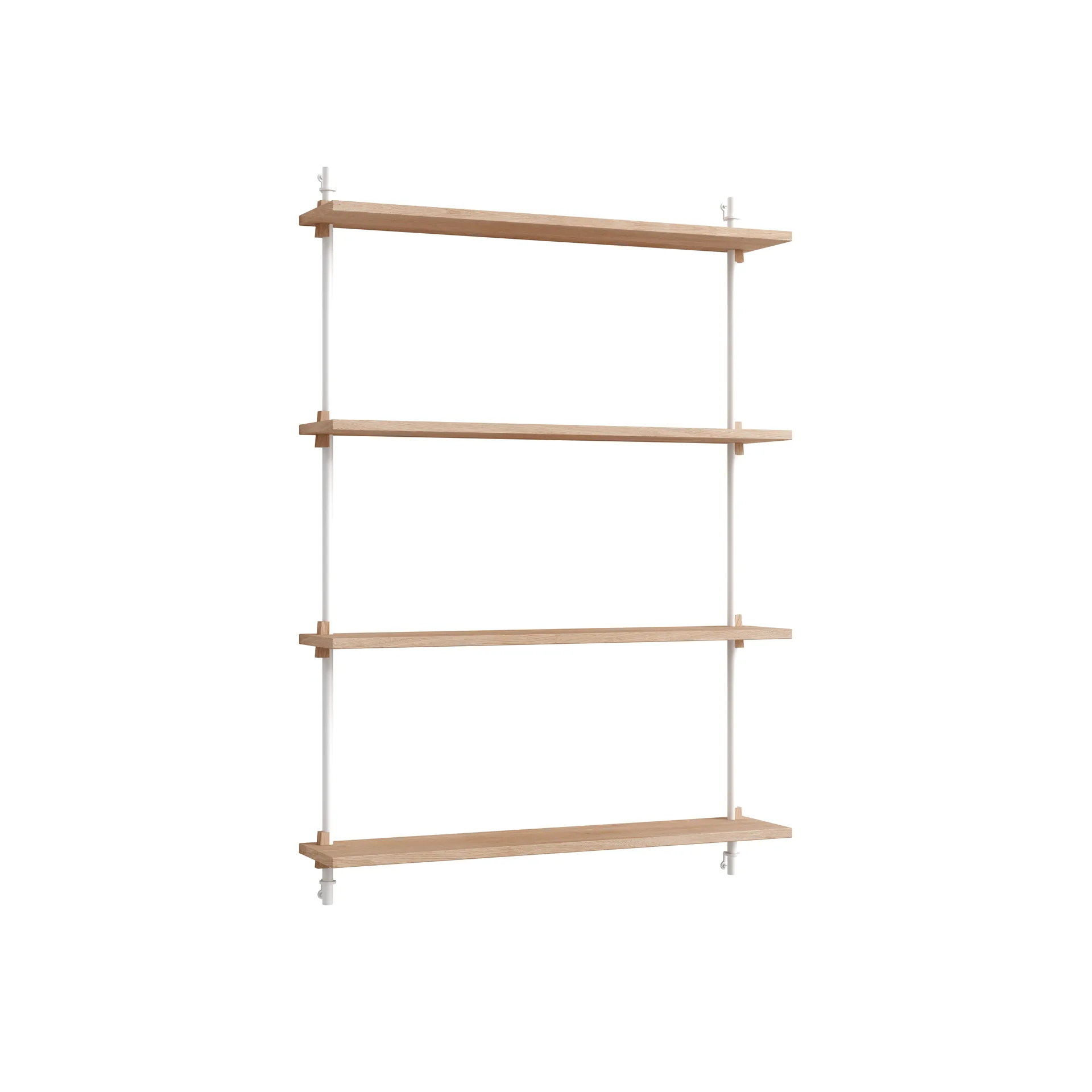 Moebe wall shelving ws.115.1, Eg/Hvid MOEBE