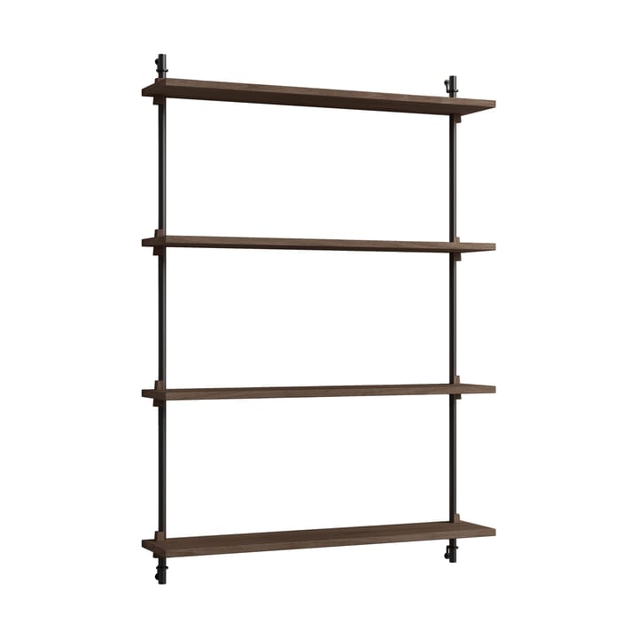 Moebe wall shelving ws.115.1 - Røget eg/Sort - MOEBE