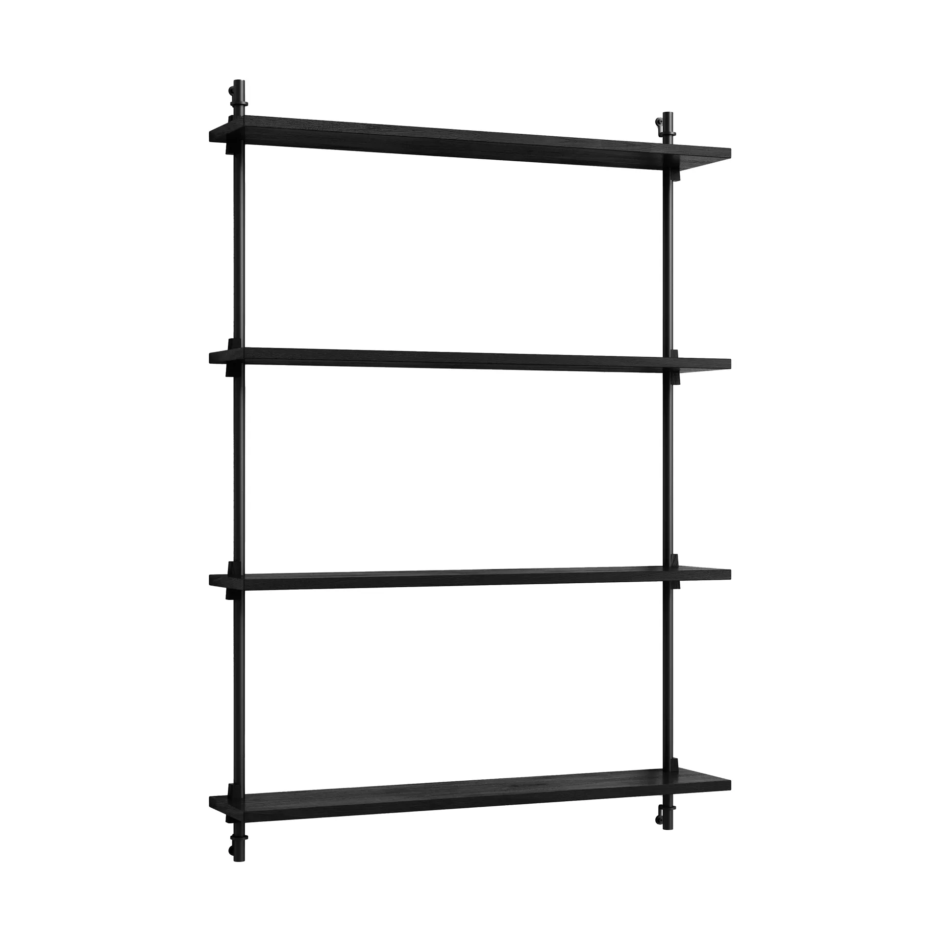 Moebe wall shelving ws.115.1, Sort MOEBE