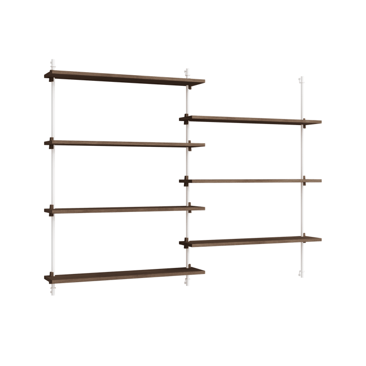 Moebe wall shelving ws.115.2.B - Røget eg/Hvid - MOEBE