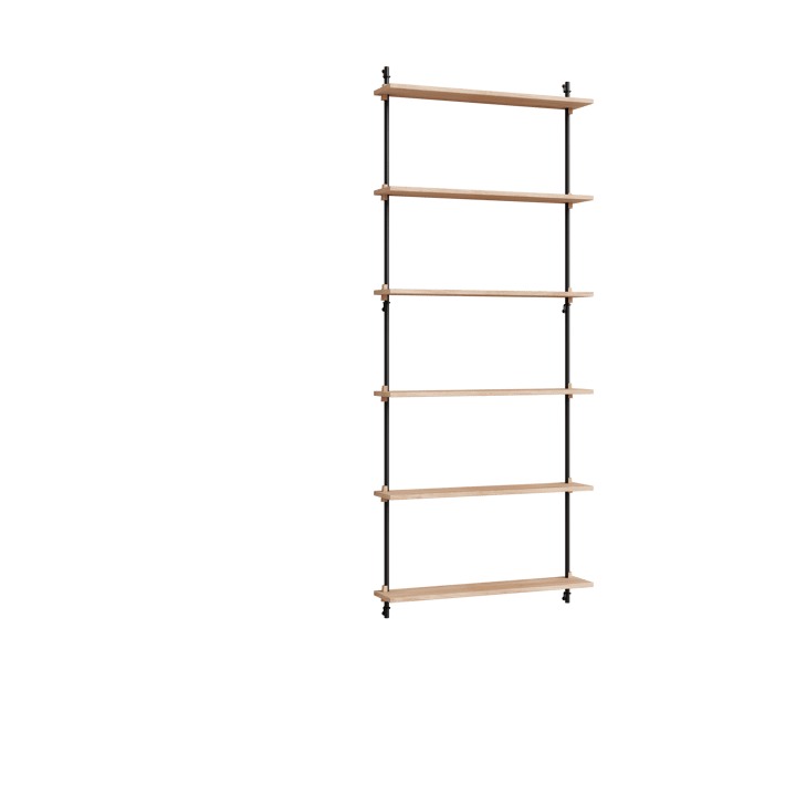 Moebe wall shelving ws.200.1 - Eg/Sort - MOEBE