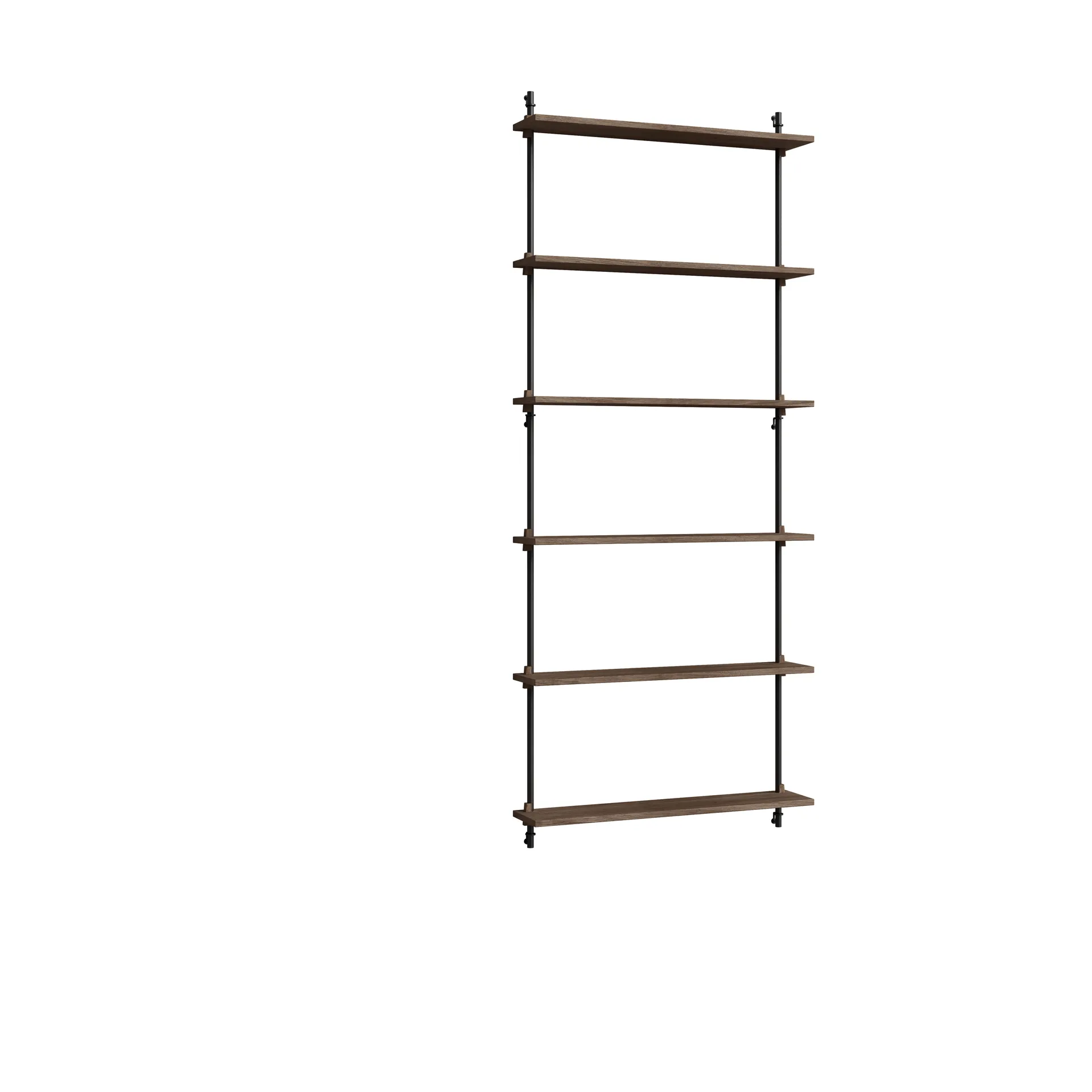 Moebe wall shelving ws.200.1, Røget eg/Sort MOEBE