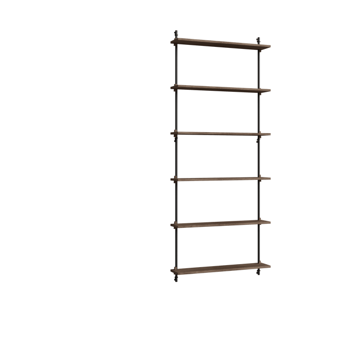 Moebe wall shelving ws.200.1 - Røget eg/Sort - MOEBE