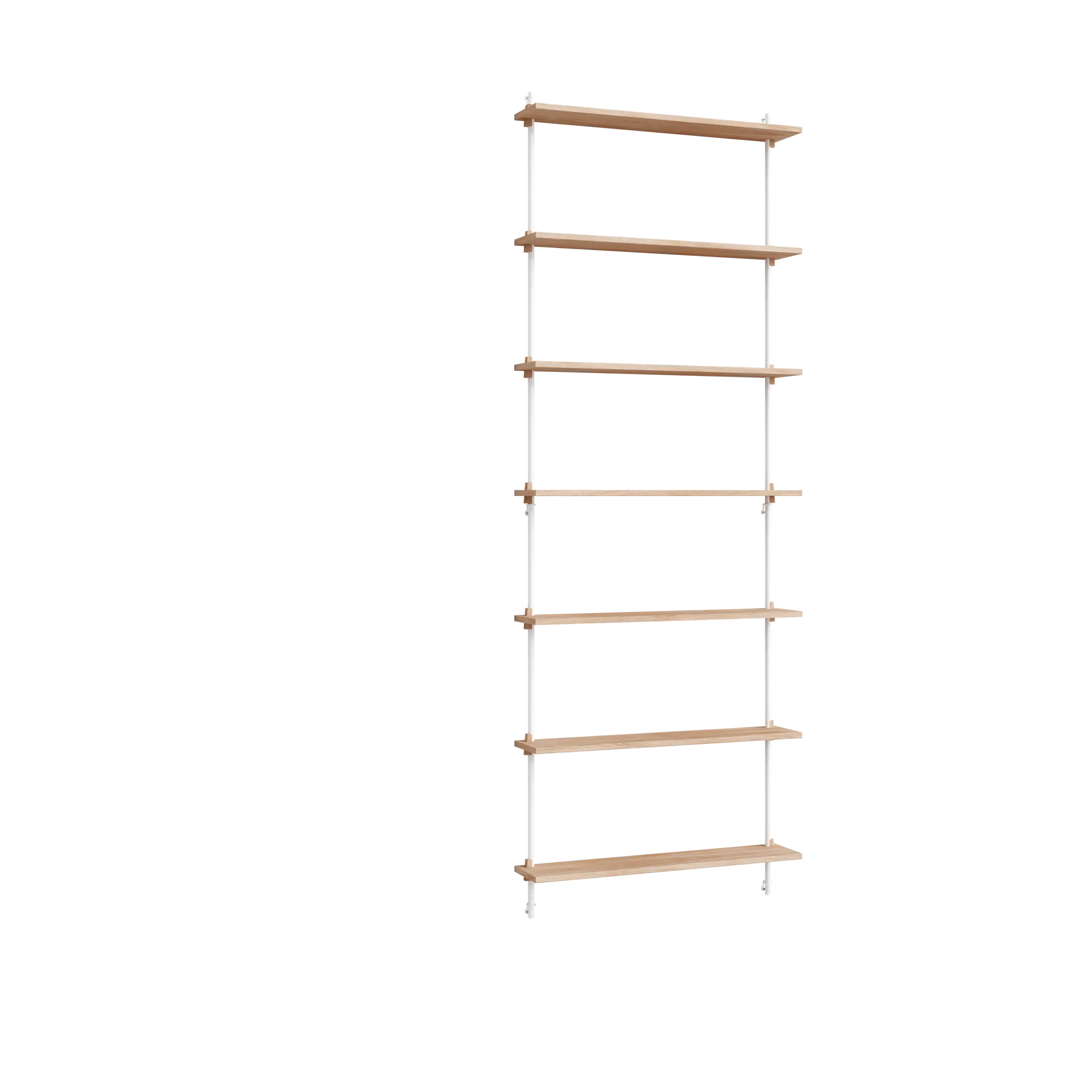 Moebe wall shelving ws.230.1, Eg/Hvid MOEBE