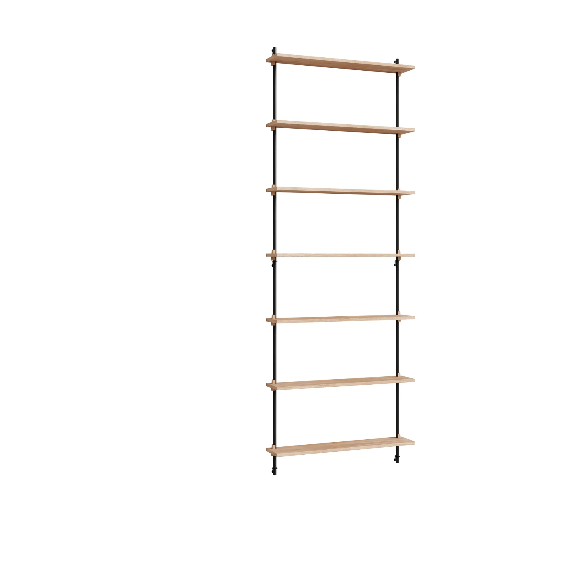 Moebe wall shelving ws.230.1, Eg/Sort MOEBE