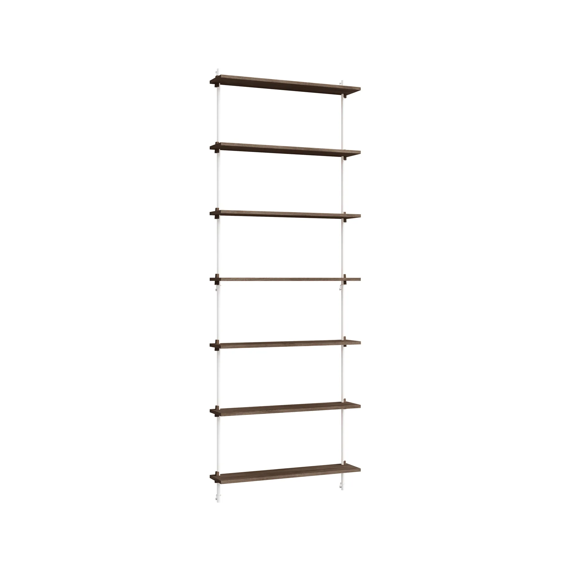 Moebe wall shelving ws.230.1, Røget eg/Hvid MOEBE