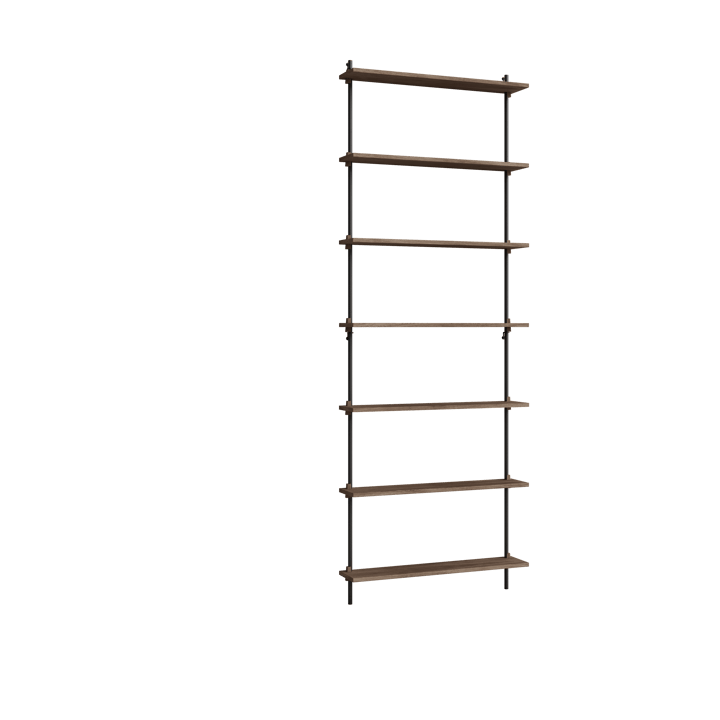 Moebe wall shelving ws.230.1 - Røget eg/Sort - MOEBE