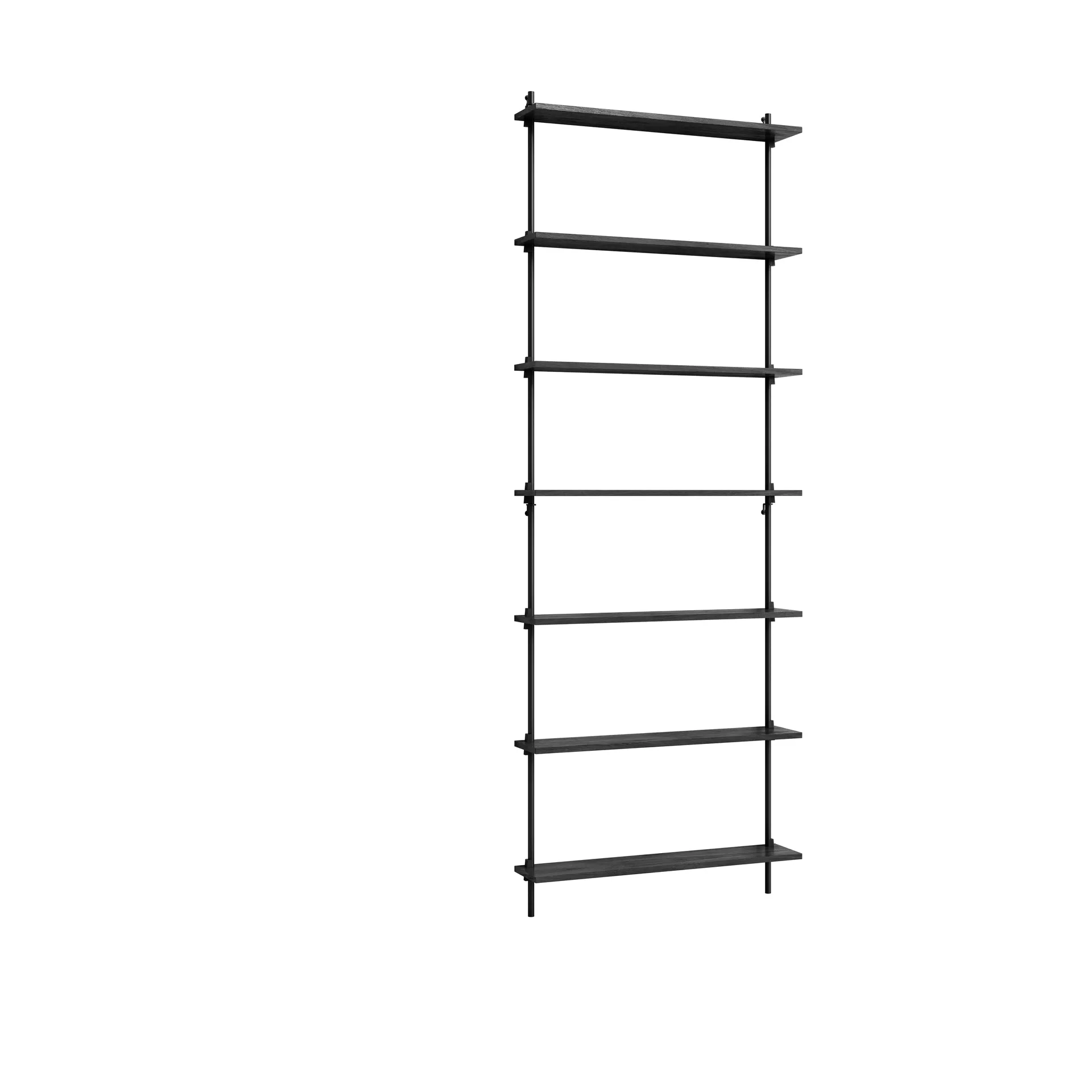 Moebe wall shelving ws.230.1, Sort MOEBE