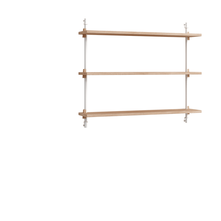 Moebe wall shelving ws.65.1 - Eg/Hvid - MOEBE