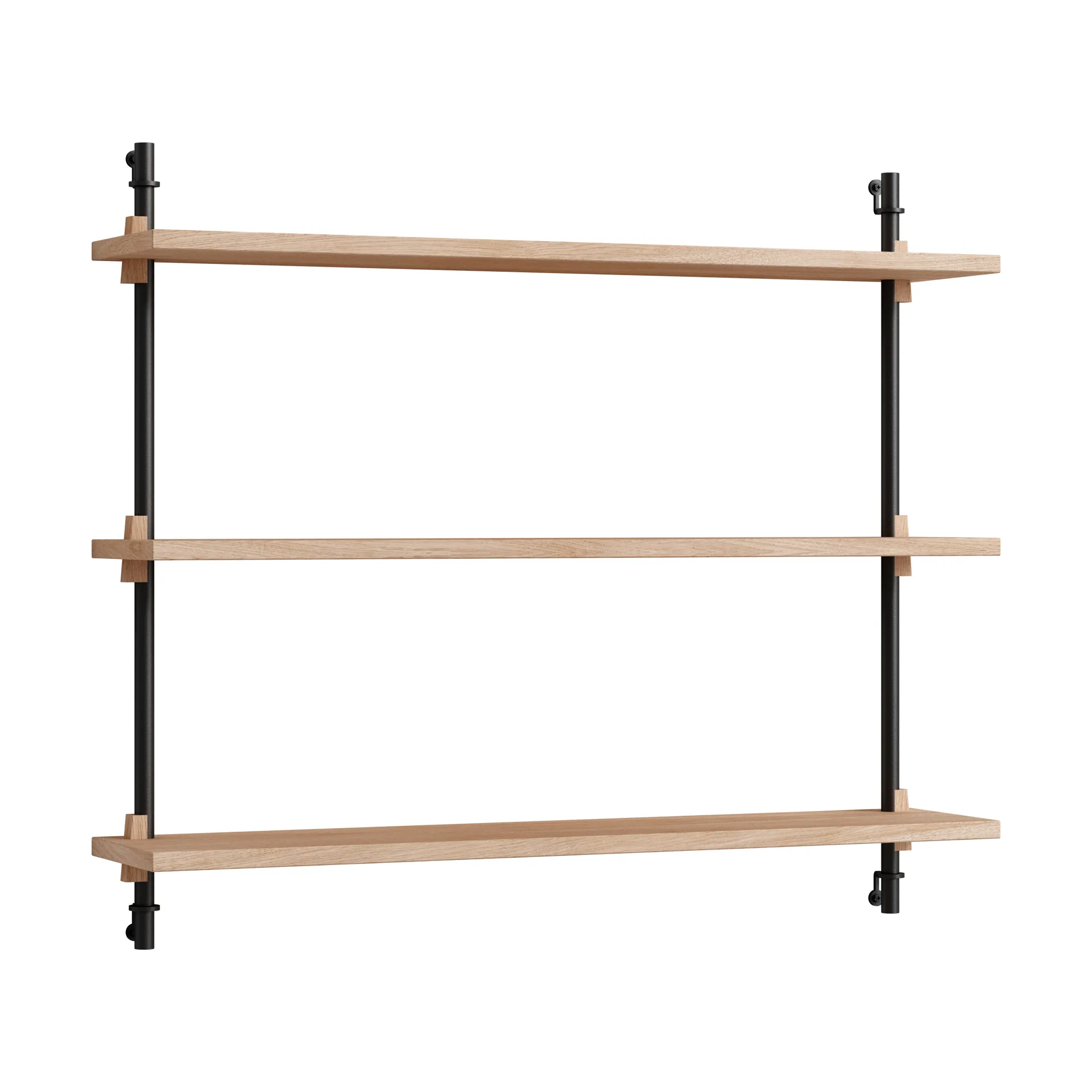 Moebe wall shelving ws.65.1, Eg/Sort MOEBE