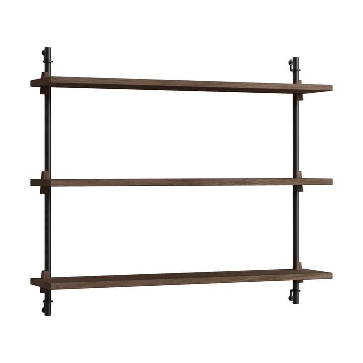 Moebe wall shelving ws.65.1 - Røget eg/Sort - MOEBE