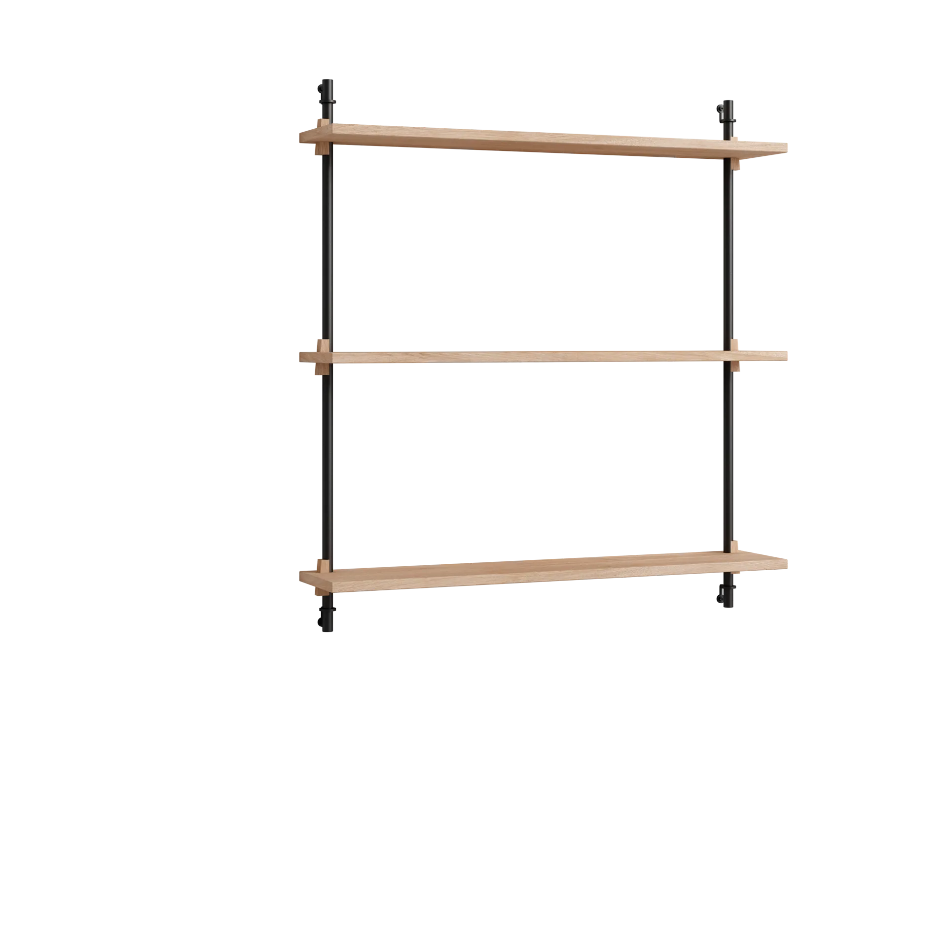 Moebe wall shelving ws.85.1, Eg/Sort MOEBE
