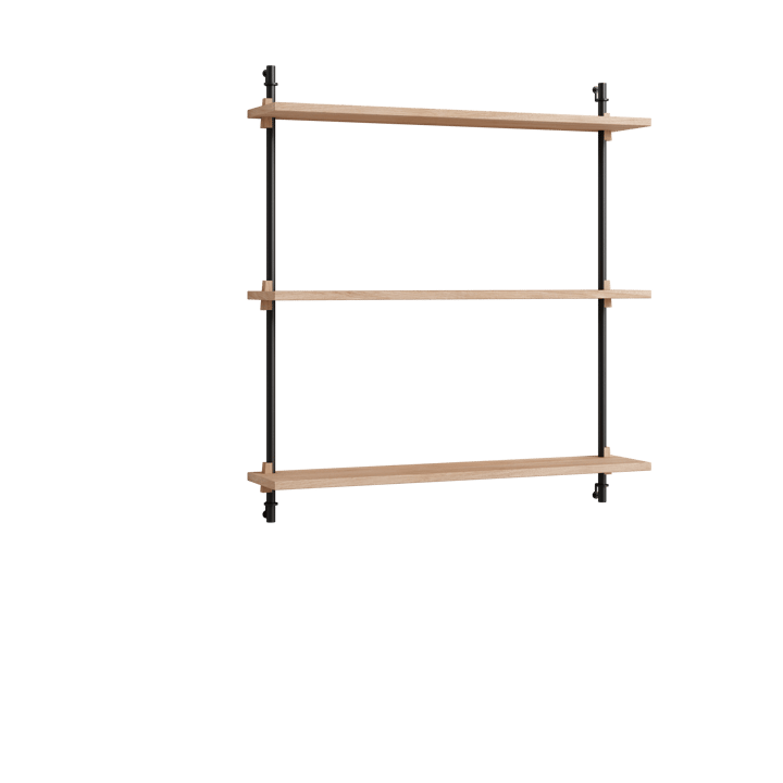 Moebe wall shelving ws.85.1 - Eg/Sort - MOEBE