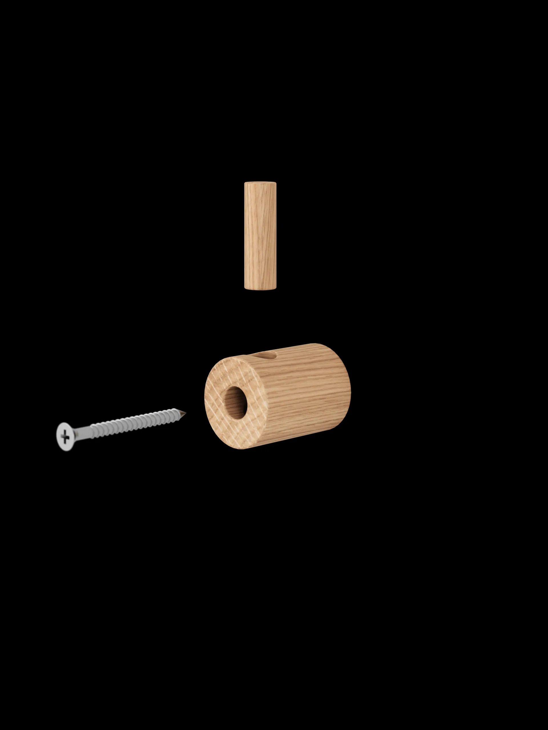 Moebe wooden wall hook krog, Eg MOEBE
