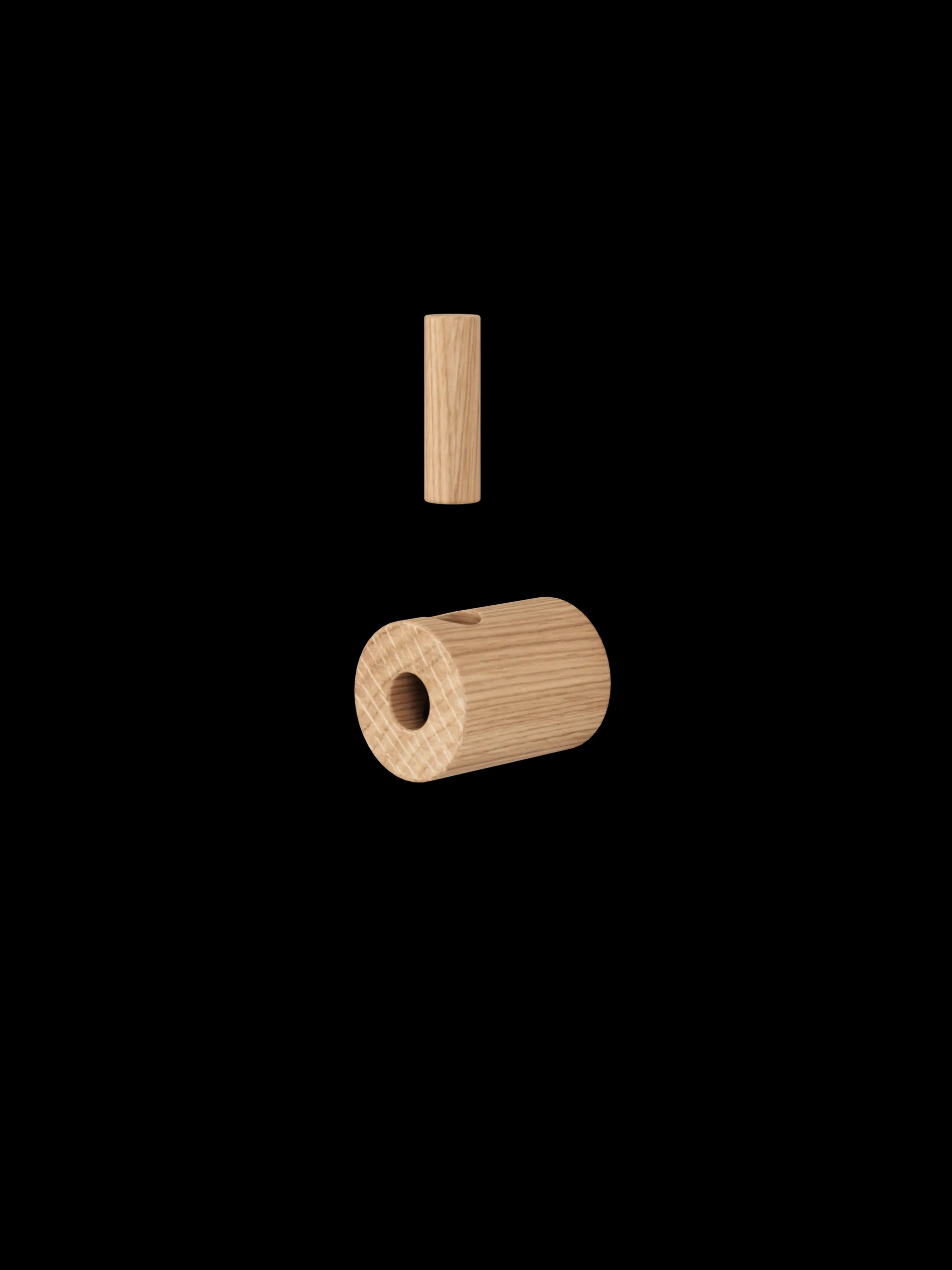 Moebe wooden wall hook krog, Eg MOEBE