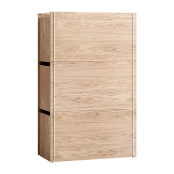 Opbevaringskasse eg 33x60 cm - Wood/White - MOEBE