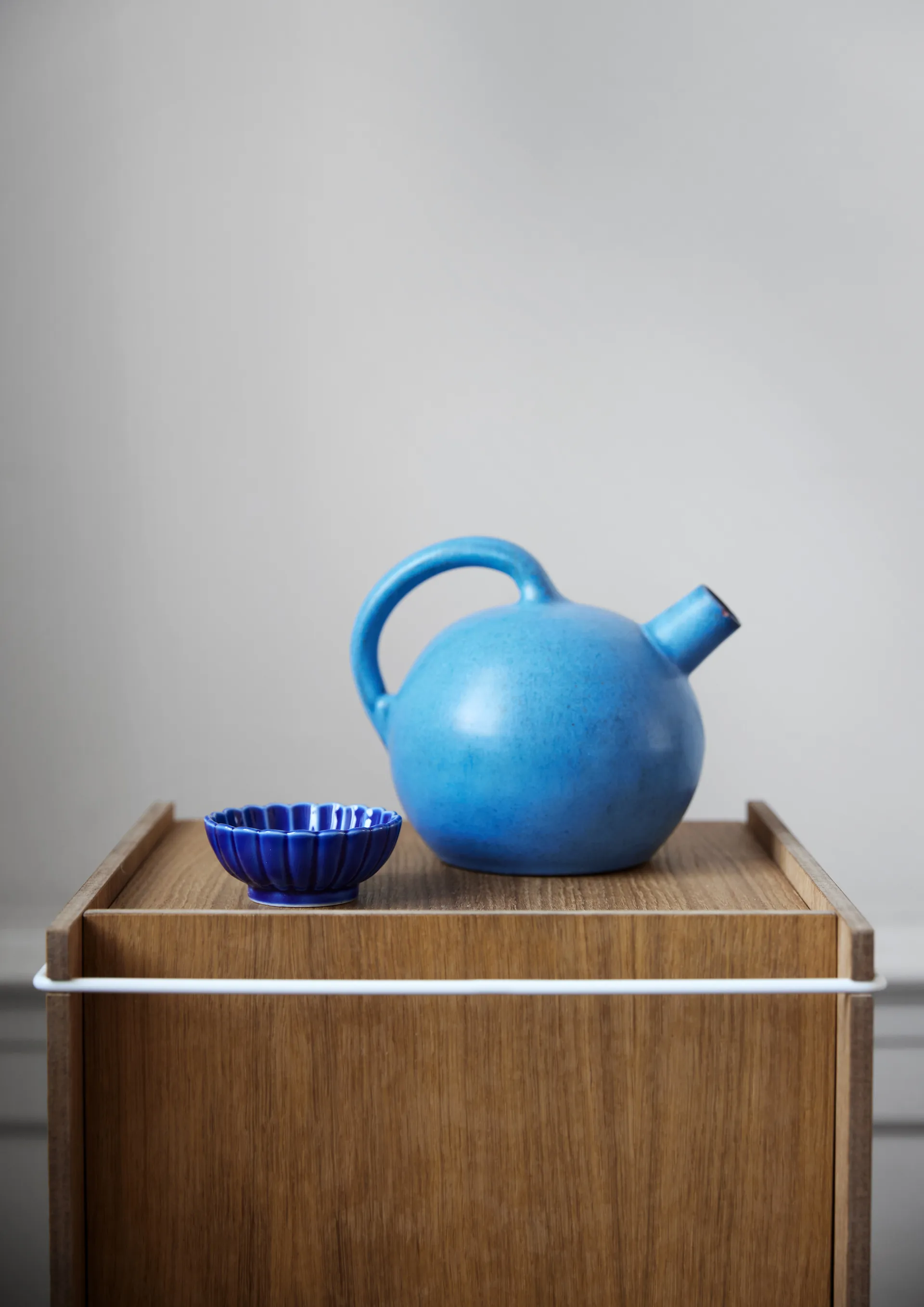 Opbevaringskasse eg 33x60 cm, Wood/White MOEBE