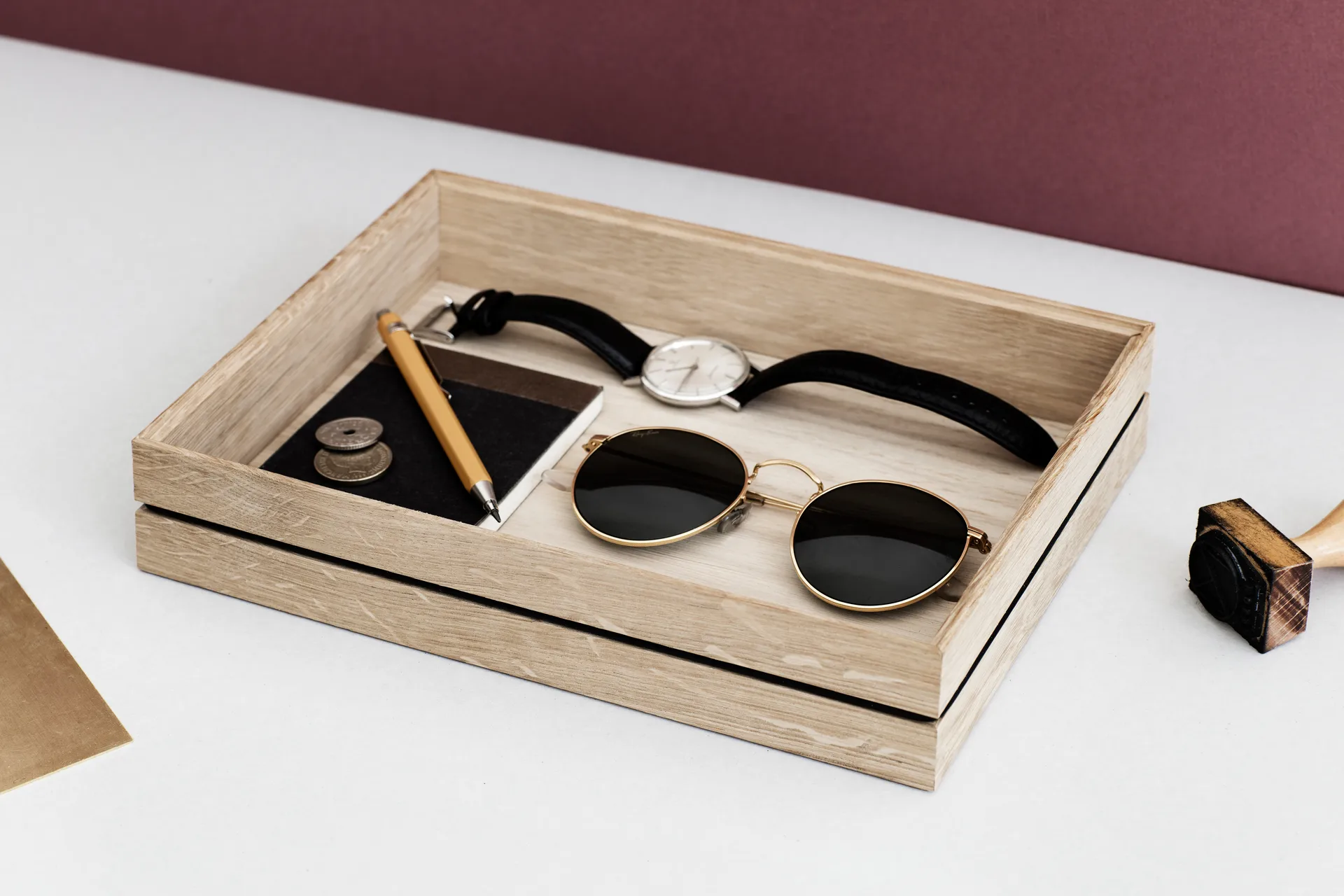 Organise opbevaringskasse 17x25 cm, Wood MOEBE