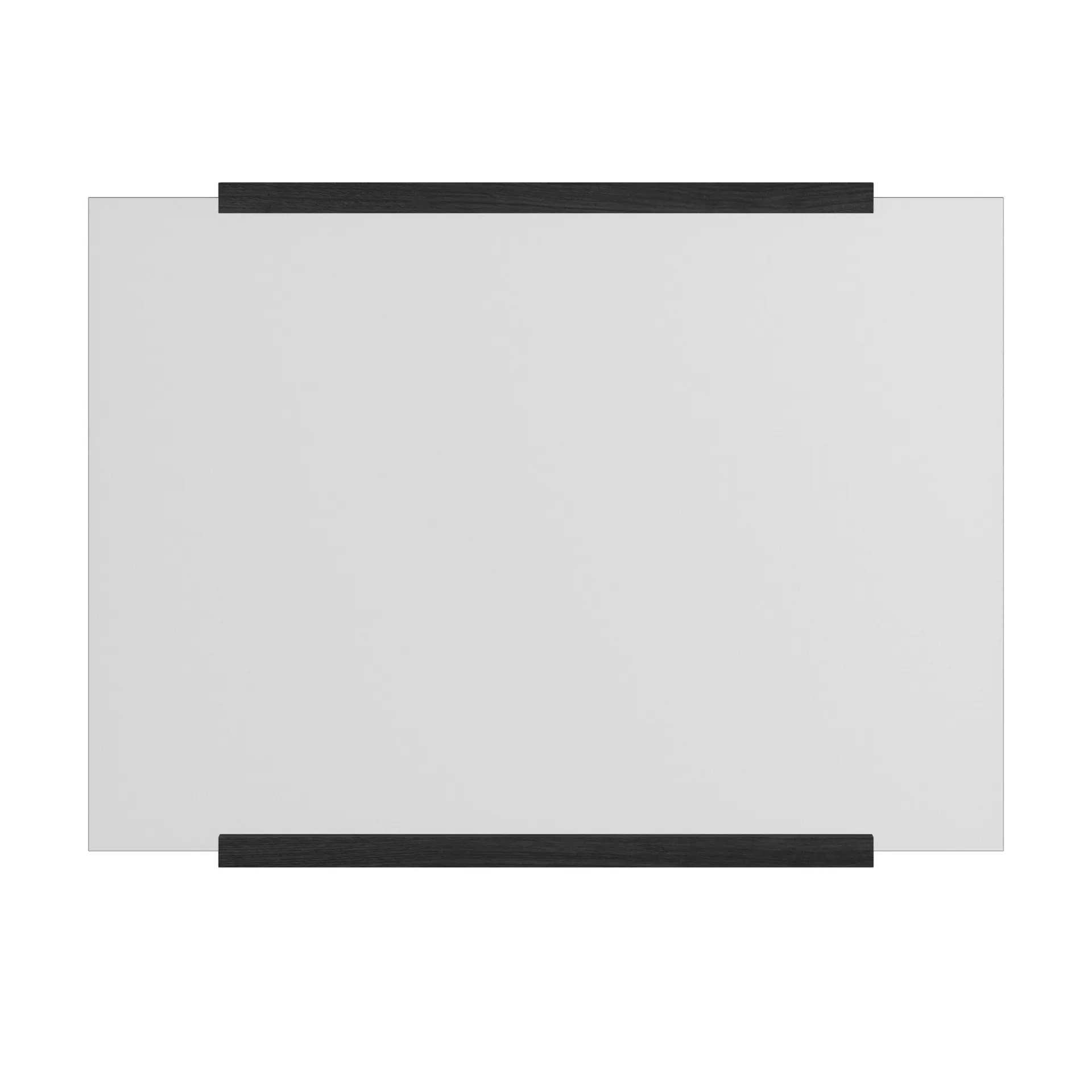 Rektangulær vægspejl 30x40 cm, Black MOEBE