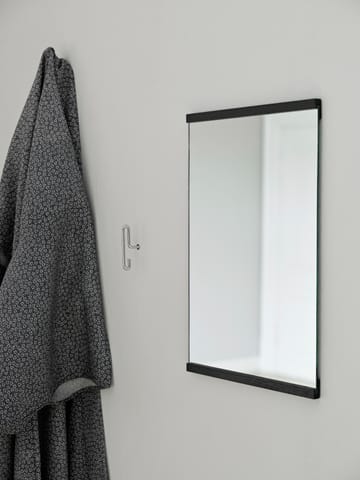 Rektangulær vægspejl 30x40 cm - Black - MOEBE