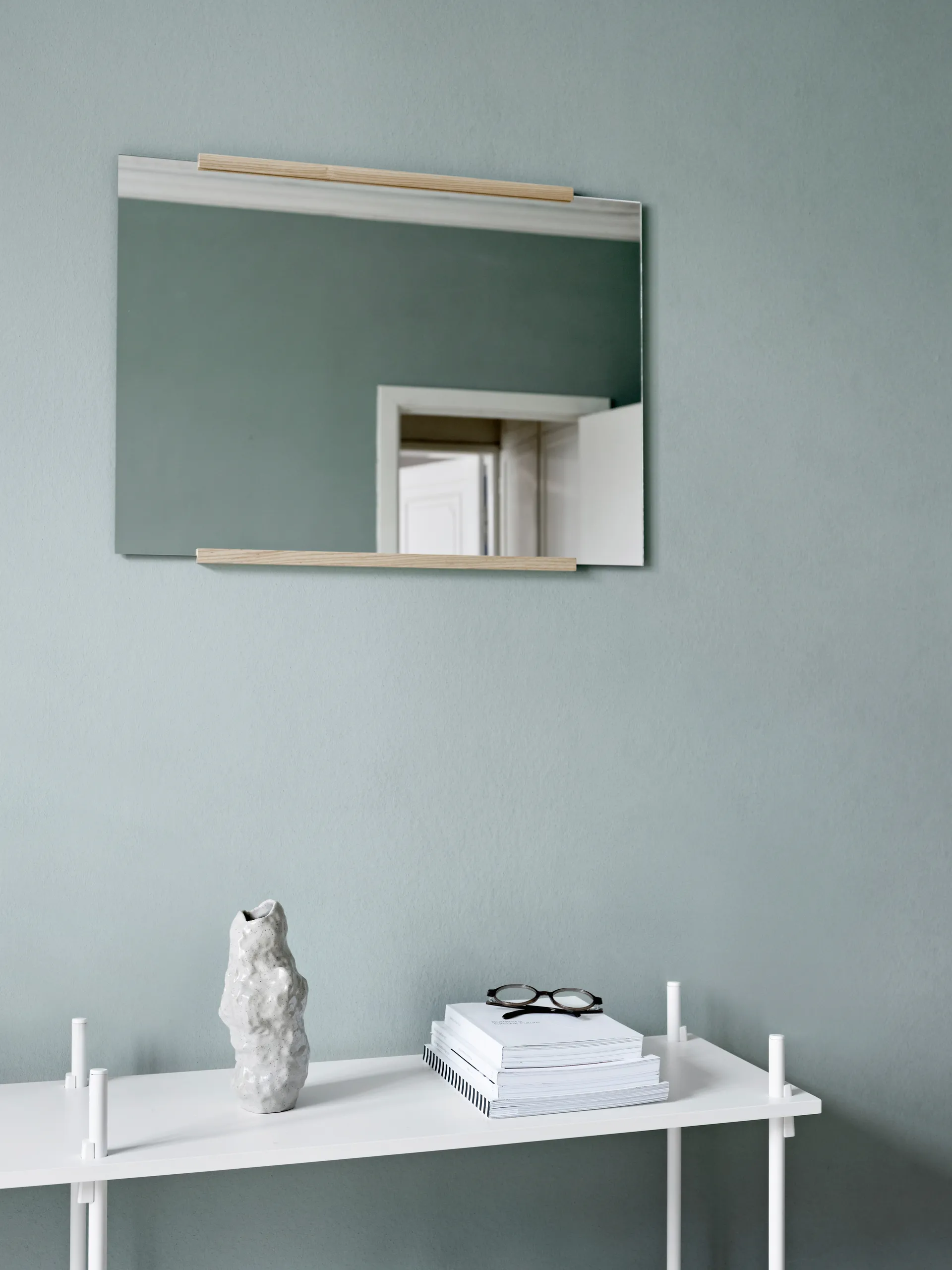Rektangulær vægspejl 50x70 cm, Ash MOEBE