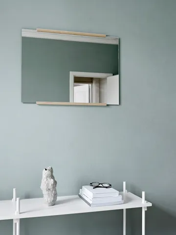 Rektangulær vægspejl 50x70 cm - Ash - MOEBE