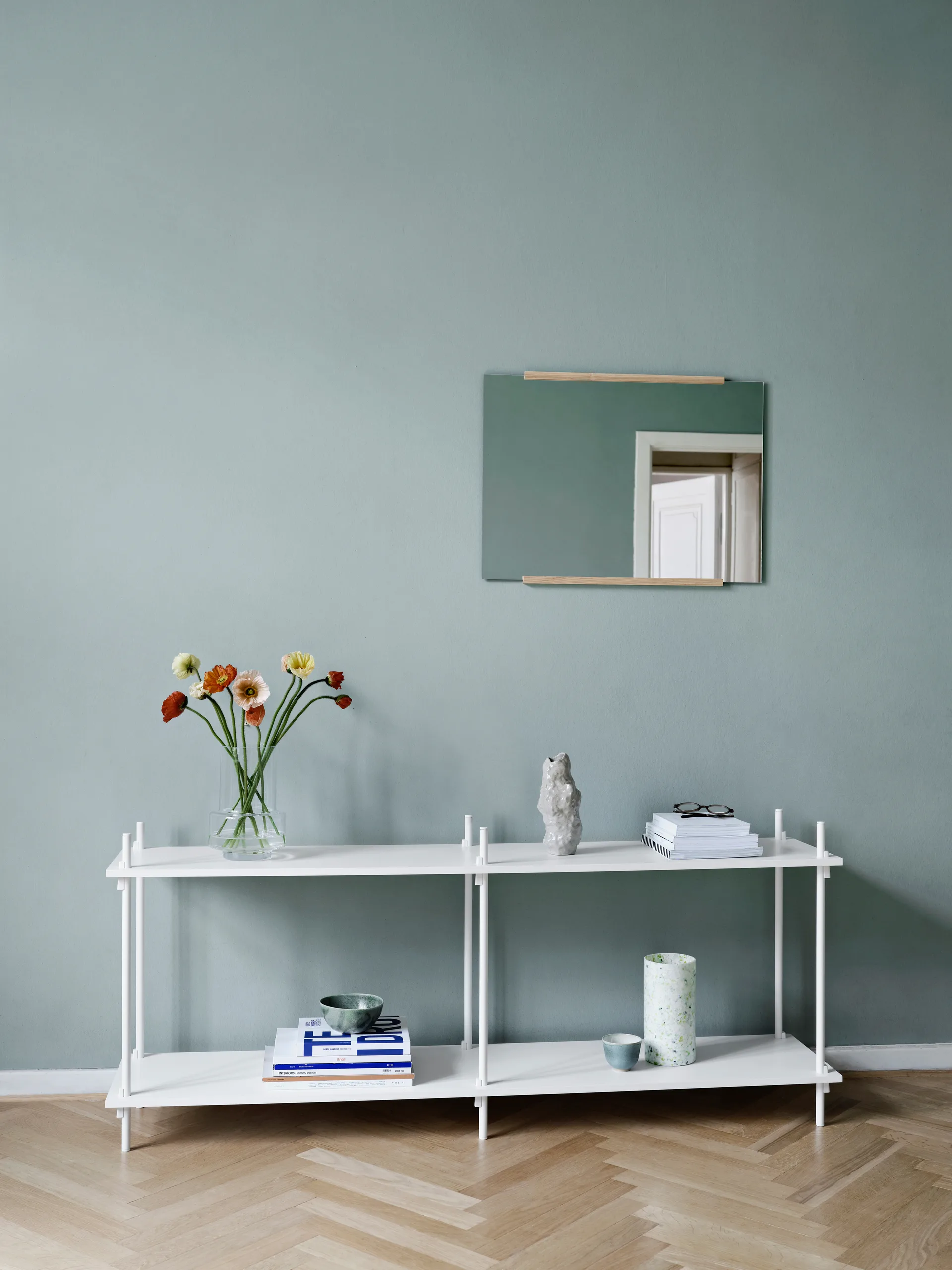 Rektangulær vægspejl 50x70 cm, Ash MOEBE