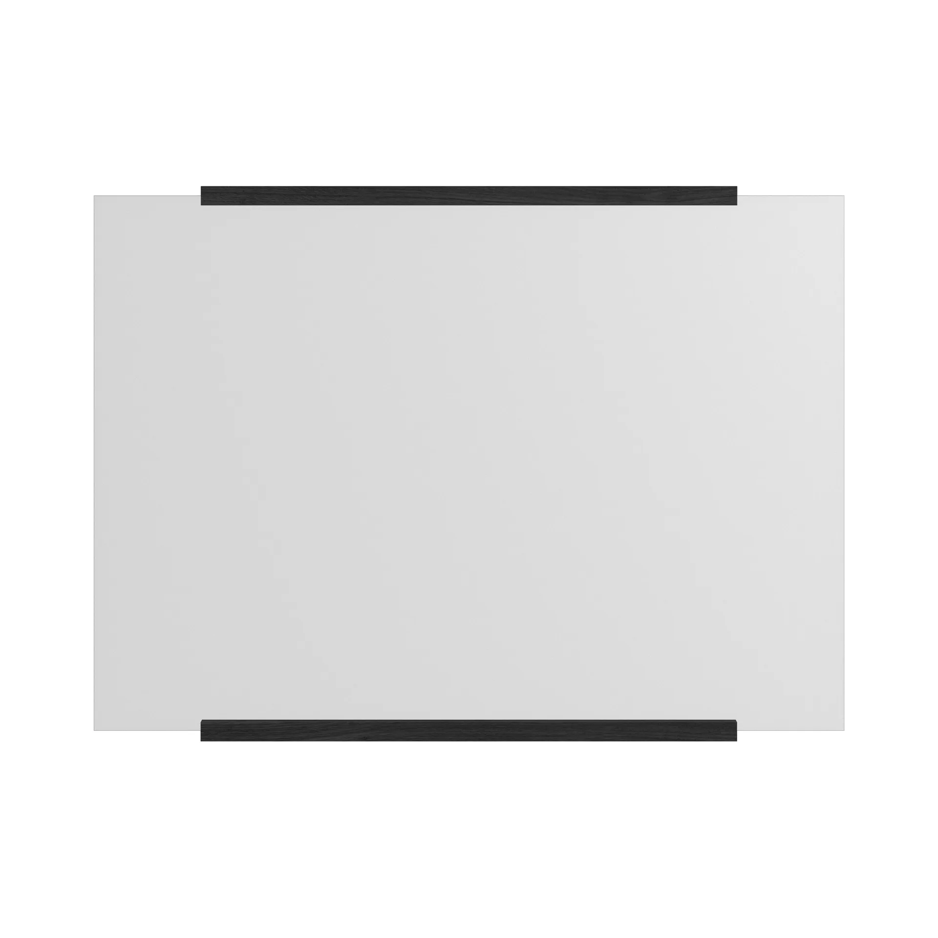 Rektangulær vægspejl 50x70 cm, Black MOEBE