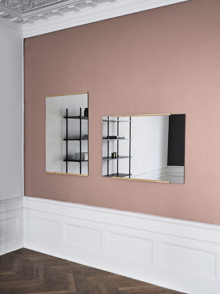Rektangulær vægspejl 70x100 cm, Oak MOEBE