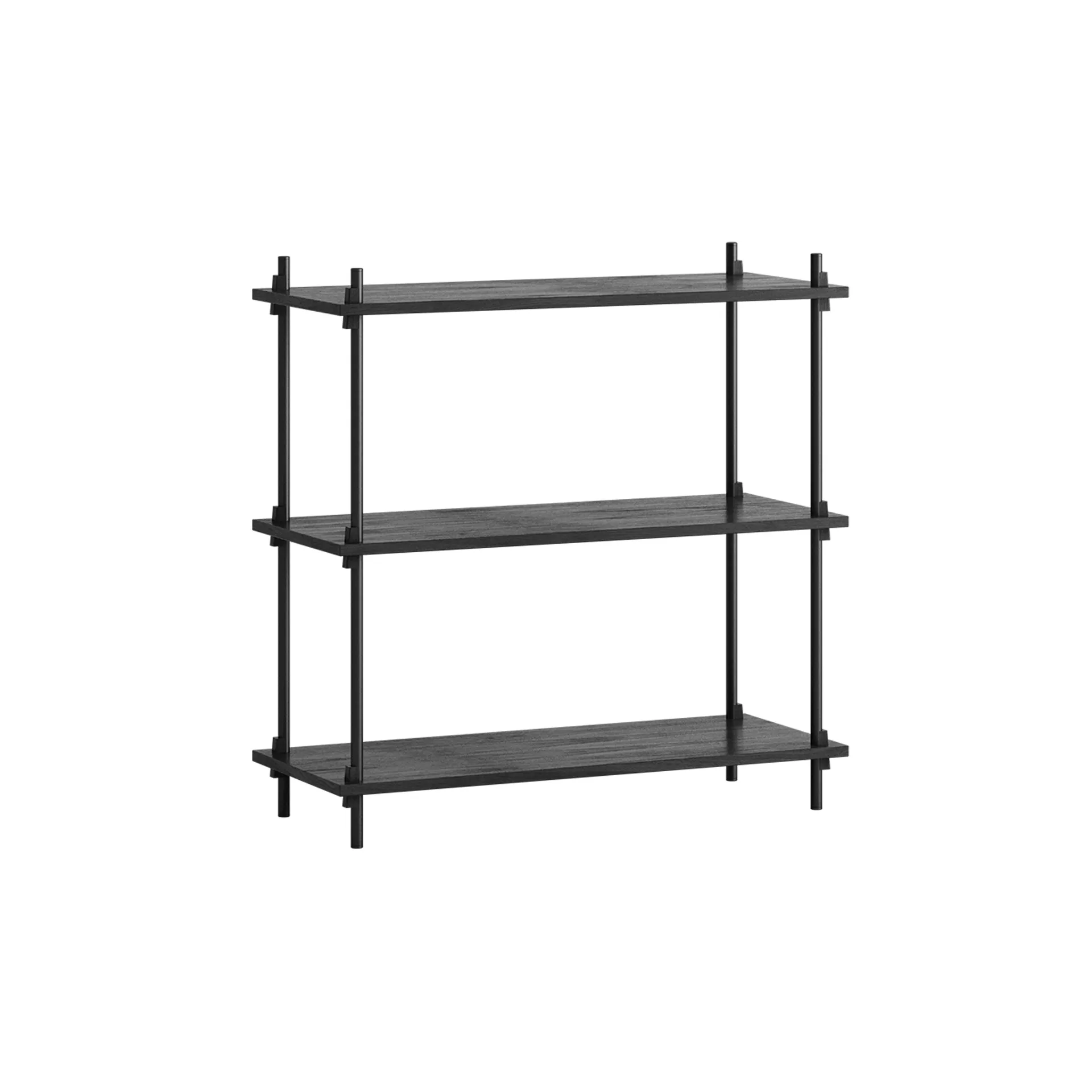 Shelving System classic hylde, Black, 86x85x35 cm, S.85.1.A MOEBE