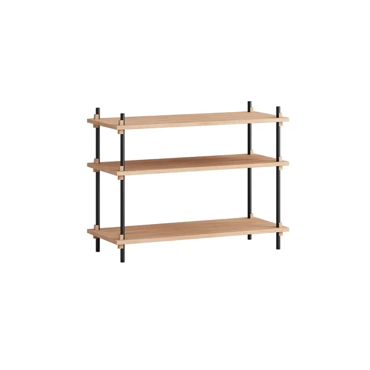 Shelving System classic hylde - Eg-black, 86x65x35 cm, S.65.1.A - MOEBE