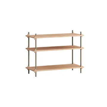 Shelving System classic hylde - Eg-warm grey, 86x65x35 cm, S.65.1.A - MOEBE