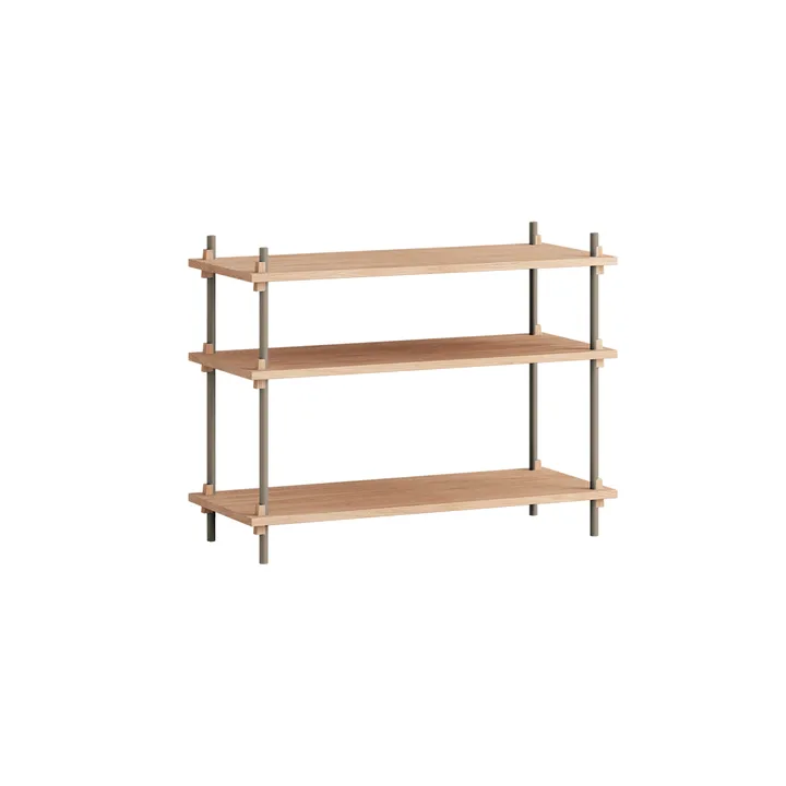Shelving System classic hylde - Eg-warm grey, 86x65x35 cm, S.65.1.A - MOEBE