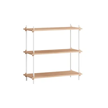 Shelving System classic hylde - Eg-white, 86x85x35 cm, S.85.1.A - MOEBE