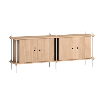 Shelving System sideboard - Eg-white, 163x65x35 cm, S.65.2.D - MOEBE