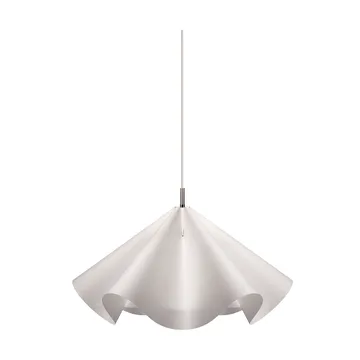 Sinuate pendel - White-rustfrit stål, medium Ø60x30 cm - MOEBE