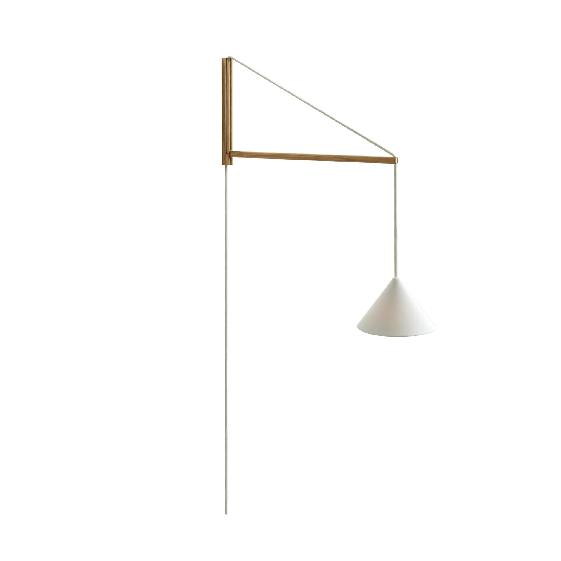 Suspended Wall Lamp, Eg-hvid MOEBE