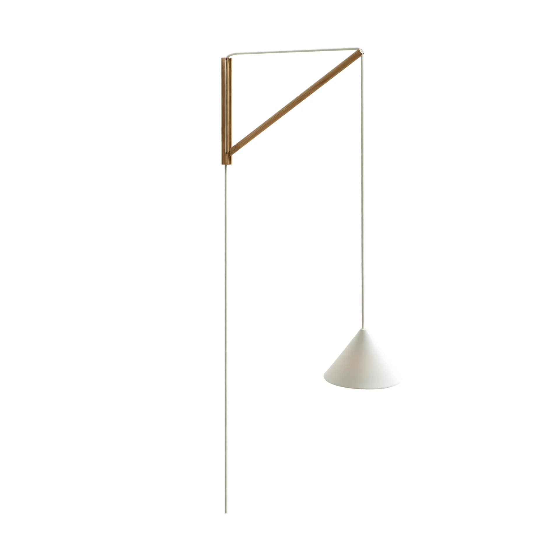 Suspended Wall Lamp, Eg-hvid MOEBE